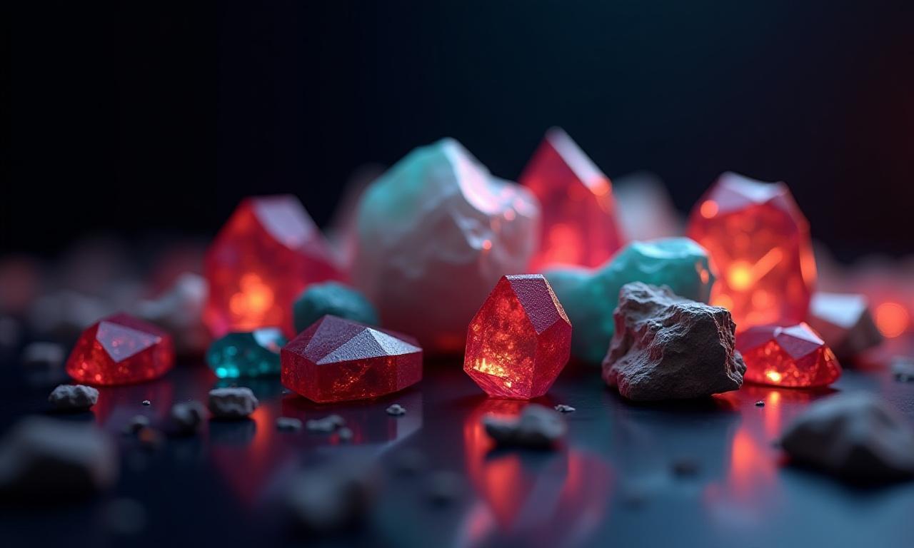 खनिजों और पत्थरों के लिए 3डी विज़ुअलाइज़ेशन सेवाएँ